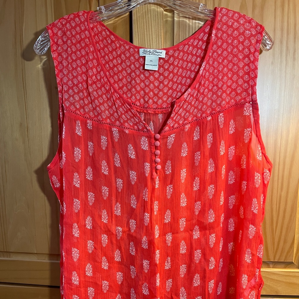 LUCKY BRAND Sleeveless Top XL